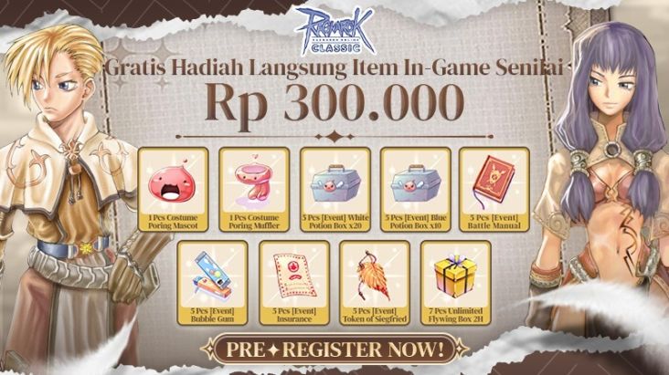 Ragnarok Classic Kembali Hadir Pra-Registrasi Sudah Dibuka Simak Cara Daftarnya
