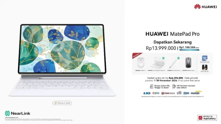Tablet Pintar HUAWEI MatePad Pro 12.2 Siap Bersaing dengan Laptop di Pasar Indonesia
