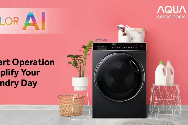 Inovasi Terbaru Mesin Cuci Dapat Dikendalikan dengan AI Melalui Sentuhan Jari