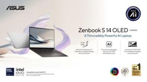 ASUS Zenbook S 14 OLED (UX5406), Laptop Tipis Terbaru dengan Intel Core Ultra (Series 2)