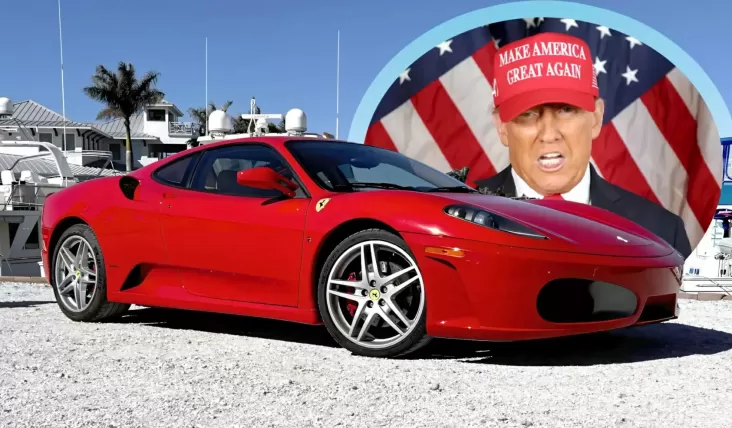 Donald Trump Dilantik sebagai Presiden Amerika Serikat ke-47: Ferrari F430 Miliknya Jadi Sorotan pada Balai Lelang