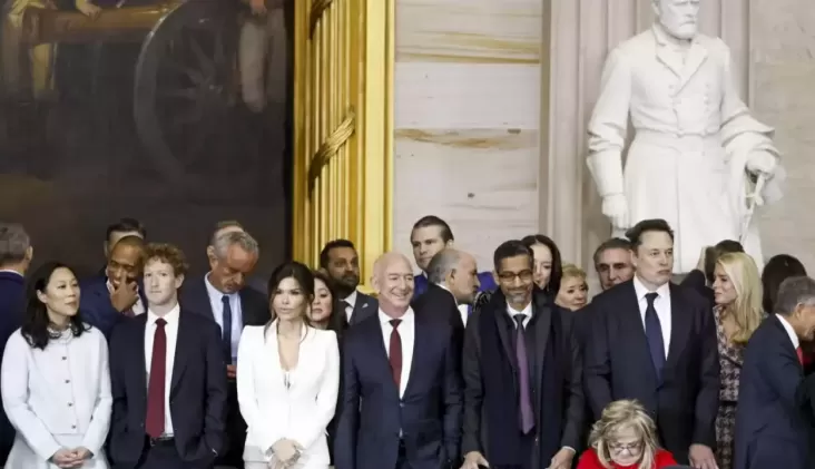 Hal ini Deretan Miliarder Teknologi yang yang dimaksud Disorot pada Pelantikan Donald Trump, Ada Bos TikTok!