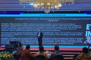 KPU-Bawaslu DKI Jakarta Dapat Hasil Ukuran Kepatuhan Etik Penyelenggara Pemilihan Umum Terendah