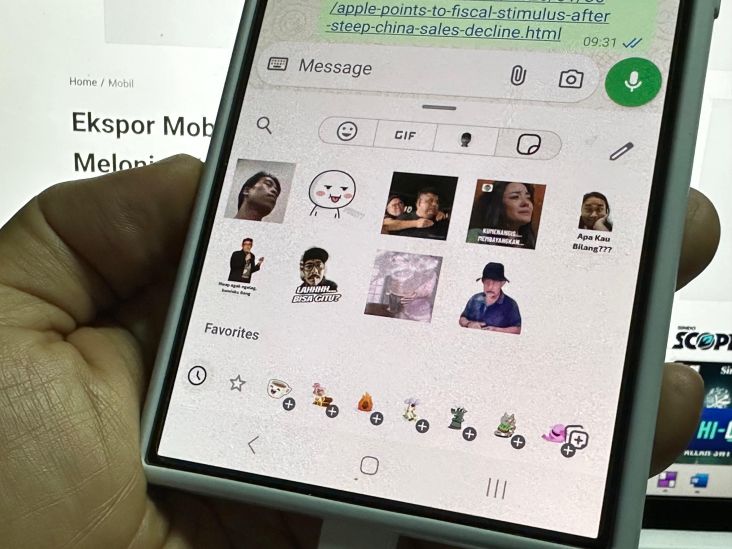 Cara Mengubah Foto Selfie Menjadi Stiker di tempat tempat WhatsApp, Gampang Banget!