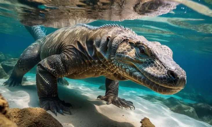 Apakah Komodo Bisa Berenang? Hal ini Faktanya yang yang disebutkan Mengejutkan
