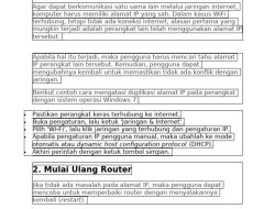 Mengapa WiFi Terhubung Tapi Tidak Ada Internet? Solusi Masalah Jaringan