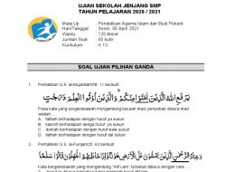 Simulasi UAS PAI Kelas 9 Bab 7–10 Lengkap Kunci Jawaban