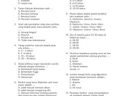 Kunci jawaban IPA SD kelas 6 2026, soal STS dan ujian sekolah semester 2