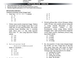 50 Soal Esai Matematika USBN Kelas 9 SMP MTs 2026 dengan Kunci Jawaban