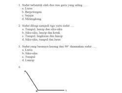 Berapa Jumlah Derajat Sudut Segitiga? 50 Soal & Jawaban Matematika Kelas 4 SD