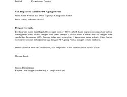 15 Contoh Surat Penerimaan Barang dan Pengertian Surat