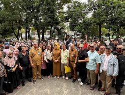 Kawasan Pasar Pagi Baru Samarinda Terendam Banjir Hujan