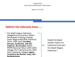 Menggabungkan Penelitian dan Realitas Menuju Indonesia Emas