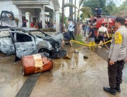 Benda Kecil Picu Kebakaran Mobil di SPBU Mantuil Tabalong Kalsel