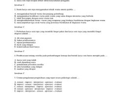 Soal dan Jawaban Seni Budaya Kelas 10: Apresiasi, Kreasi, Pementasan