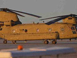 Helikopter Chinook AS Mengalami Kerusakan Parah Akibat Serangan Drone di Kuwait